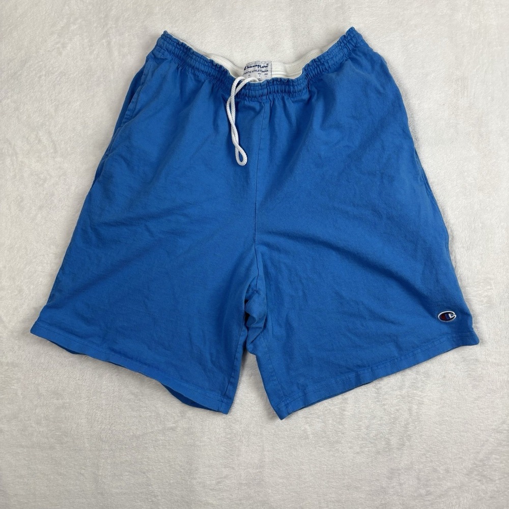 Champion‎ Blue Fleece Activewear Short Athletic Men's Medium